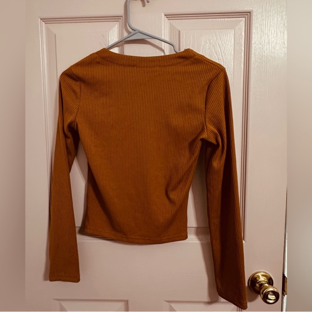 Chelsea & Violet Knit Ribbed Button Front Sweater - Picture 2 of 6